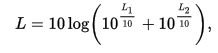 Formule calcul décibels