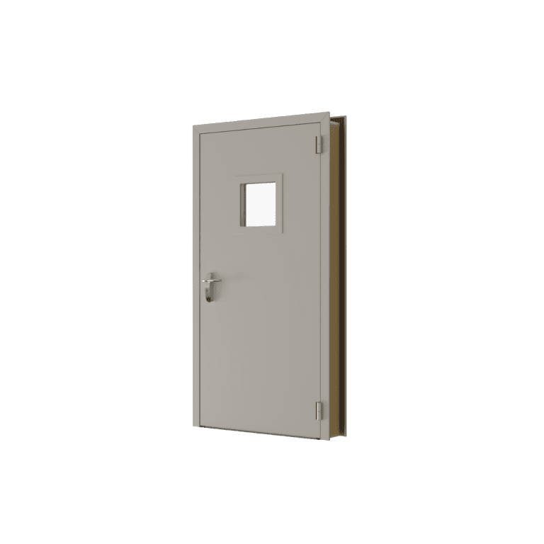 Porte acoustique pour l’isolation phonique de locaux techniques ou industriels