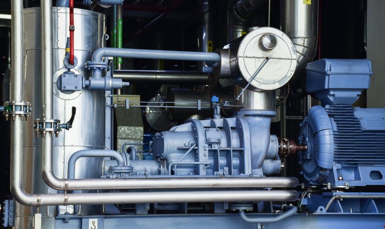 Motor for large industrial machines in production lines.