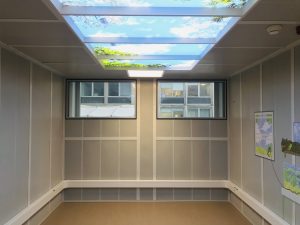 Installation de plusieurs cabines audiométriques avec sa particularité, le skyceiling